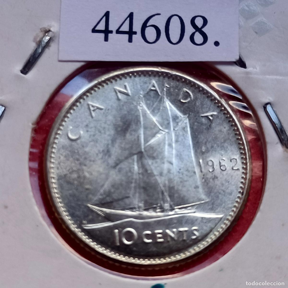 Monedas antiguas de Am&eacute;rica: Canada 10 centimos 1962 - Foto 4