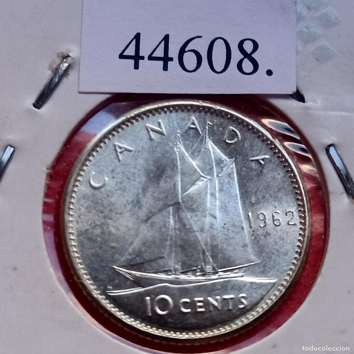 Monedas antiguas de Am&eacute;rica: Canada 10 centimos 1962 - Foto 1