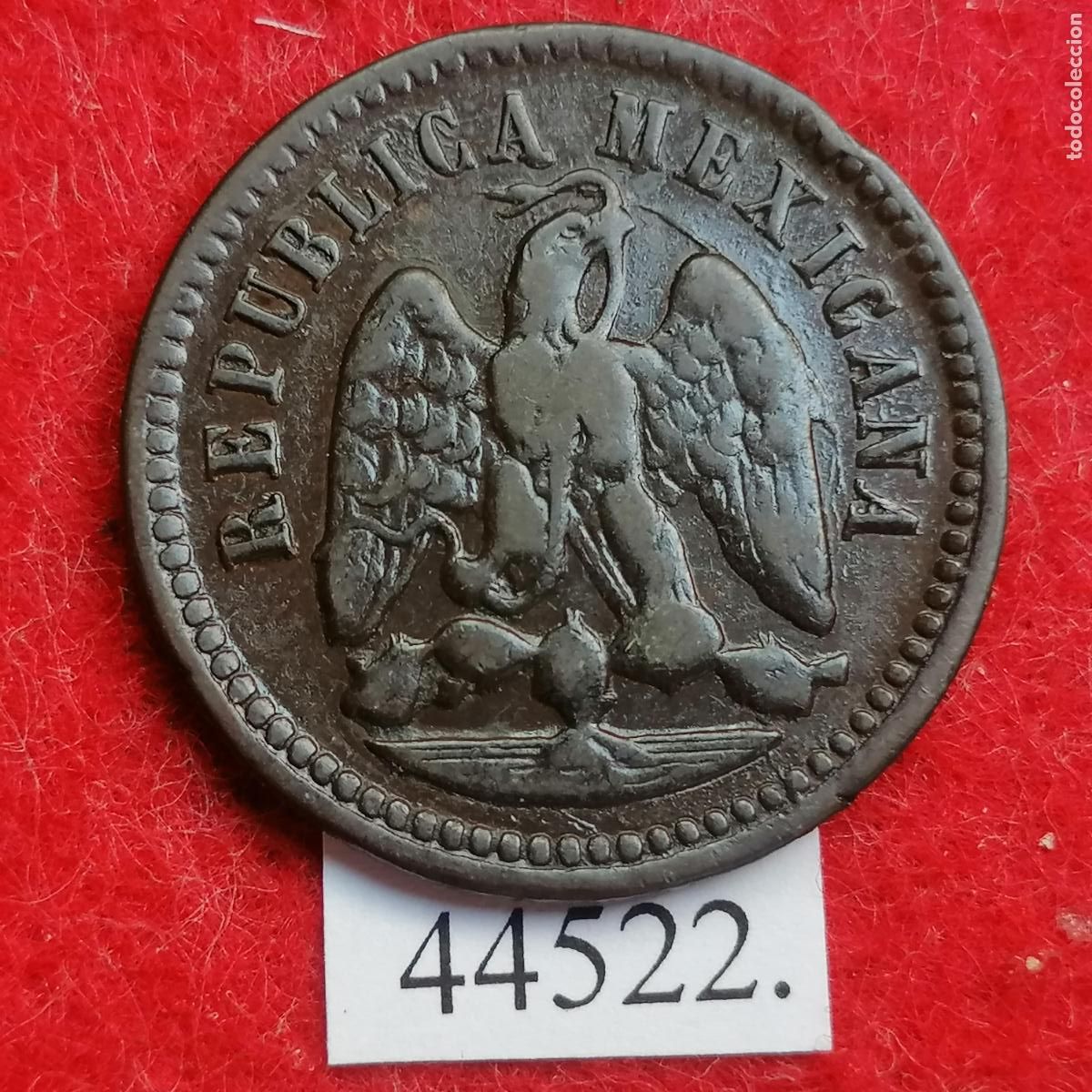 Monedas antiguas de Am&eacute;rica: M&eacute;xico 1 centavo 1879, M&eacute;jico, c&eacute;ntimo - Foto 2