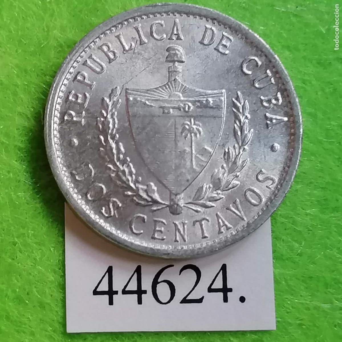 Monedas antiguas de Am&eacute;rica: Cuba 2 centavos 1984, c&eacute;ntimos - Foto 2