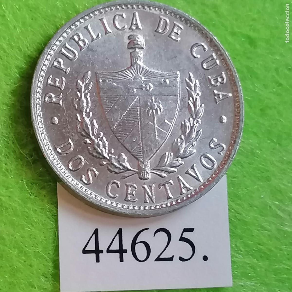 Monedas antiguas de Am&eacute;rica: Cuba 2 centavos 1986, c&eacute;ntimos - Foto 2