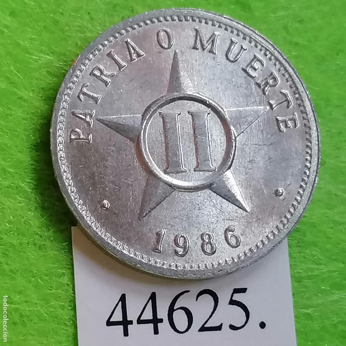 Monedas antiguas de Am&eacute;rica: Cuba 2 centavos 1986, c&eacute;ntimos - Foto 1