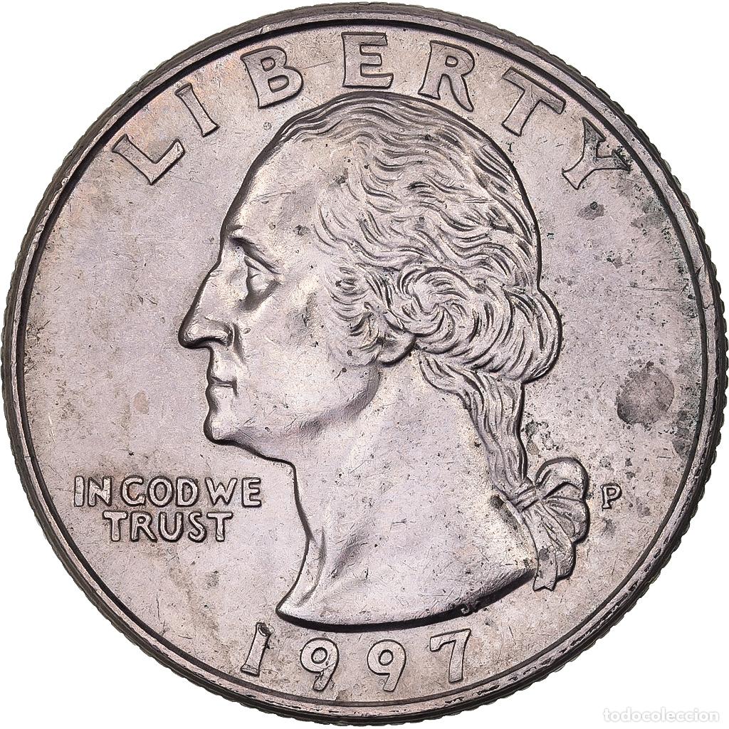 Alte M&uuml;nzen aus Amerika: [#638030] Estados Unidos, Quarter, Washington Quarter, 1997, U.S. Mint, Cobre - n&iacute;quel