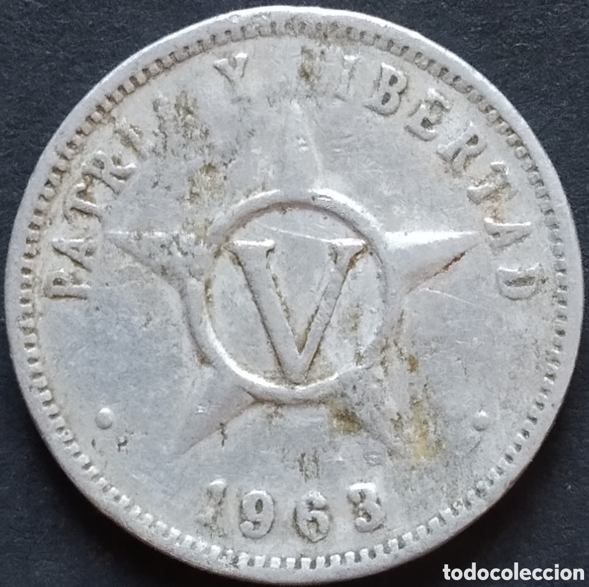 Monedas antiguas de Am&eacute;rica: MONEDA - CUBA 5 CENTAVOS 1963 - Foto 1