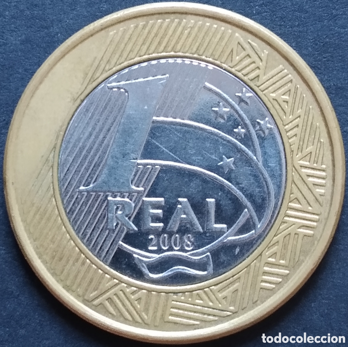 Monedas antiguas de Am&eacute;rica: MONEDA - BRASIL 1 REAL 2008 - Foto 1