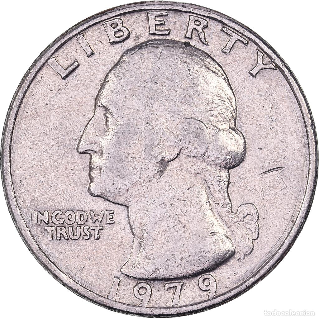 Monedas antiguas de Am&eacute;rica: [#638057] Estados Unidos, Quarter, Washington Quarter, 1979, U.S. Mint, Cobre - n&iacute;quel