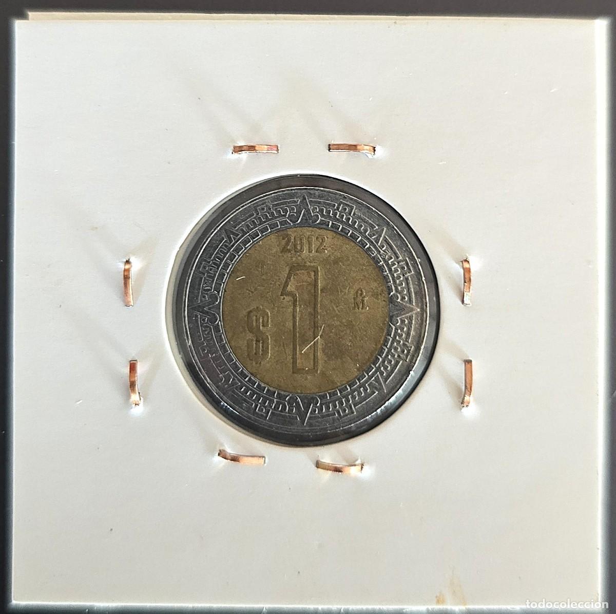 Monedas antiguas de Am&eacute;rica: MONEDA DE MEXICO 2012 1 PESO - Foto 2