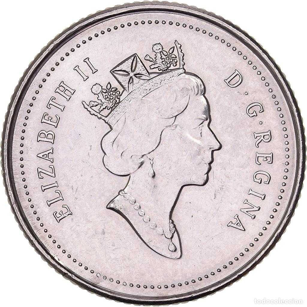 Alte M&uuml;nzen aus Amerika: [#638089] Canad&aacute;, Elizabeth II, 10 Cents, 1995, Royal Canadian Mint, N&iacute;quel, MBC+