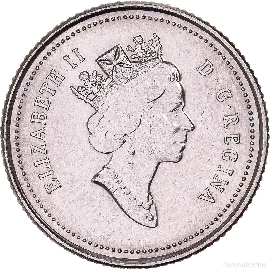 Alte M&uuml;nzen aus Amerika: [#638086] Canad&aacute;, Elizabeth II, 10 Cents, 1990, Royal Canadian Mint, N&iacute;quel, MBC+