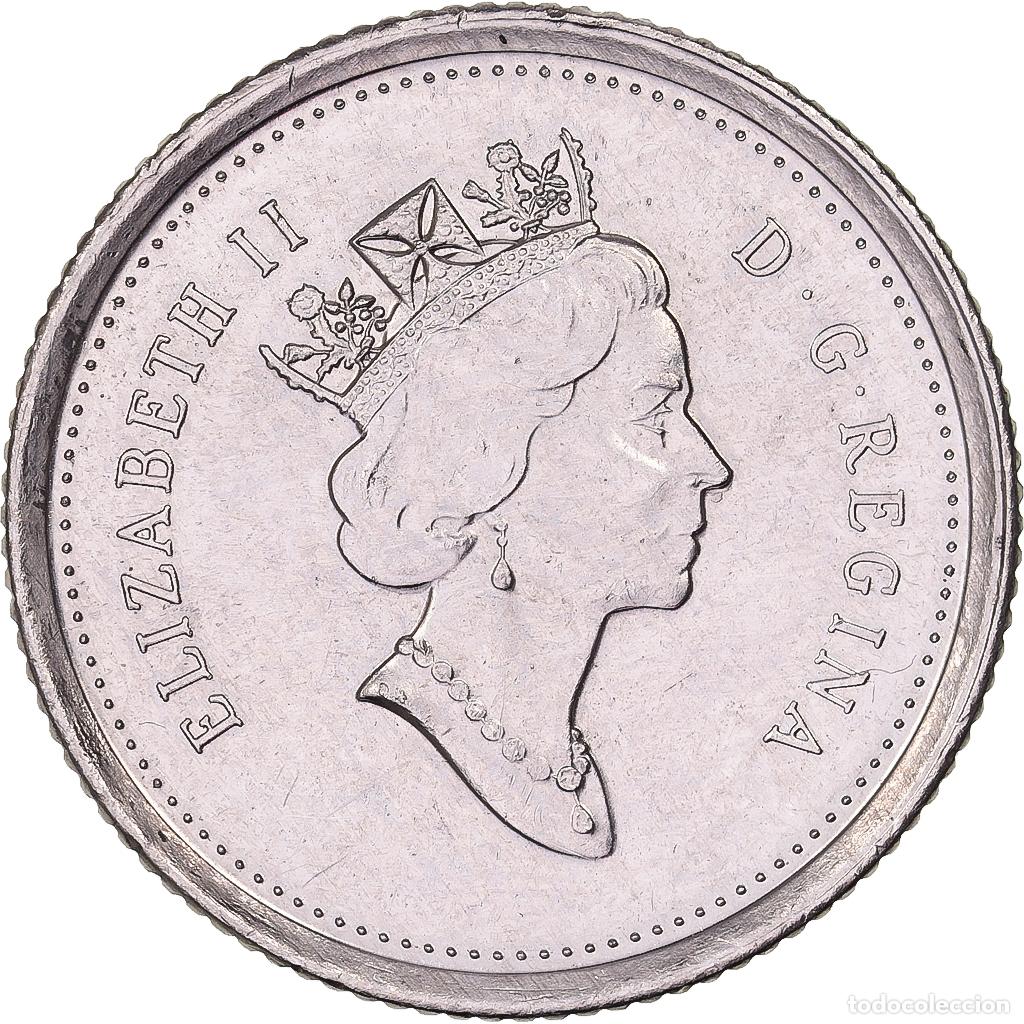 Alte M&uuml;nzen aus Amerika: [#638087] Canad&aacute;, Elizabeth II, 10 Cents, 1999, Royal Canadian Mint, N&iacute;quel, MBC+