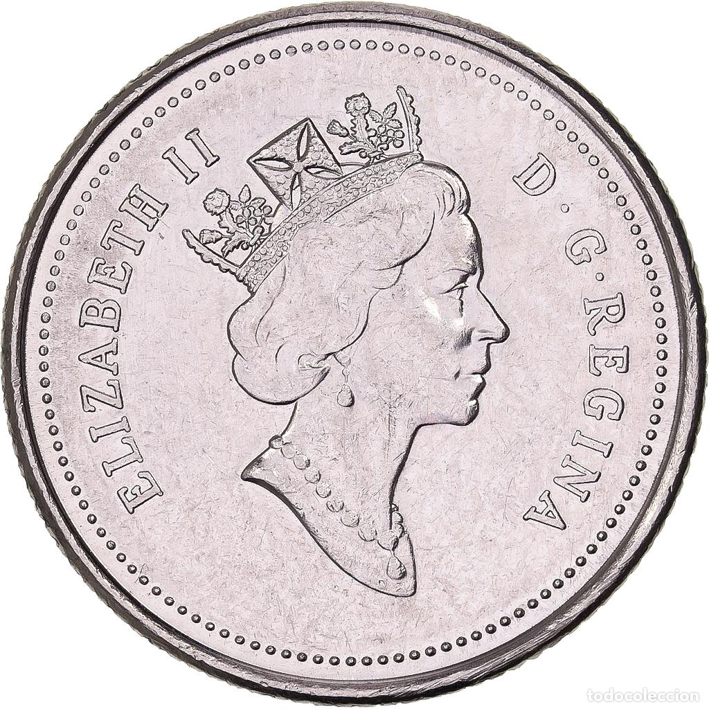 Alte M&uuml;nzen aus Amerika: [#638088] Canad&aacute;, Elizabeth II, 10 Cents, 1991, Royal Canadian Mint, N&iacute;quel, MBC+