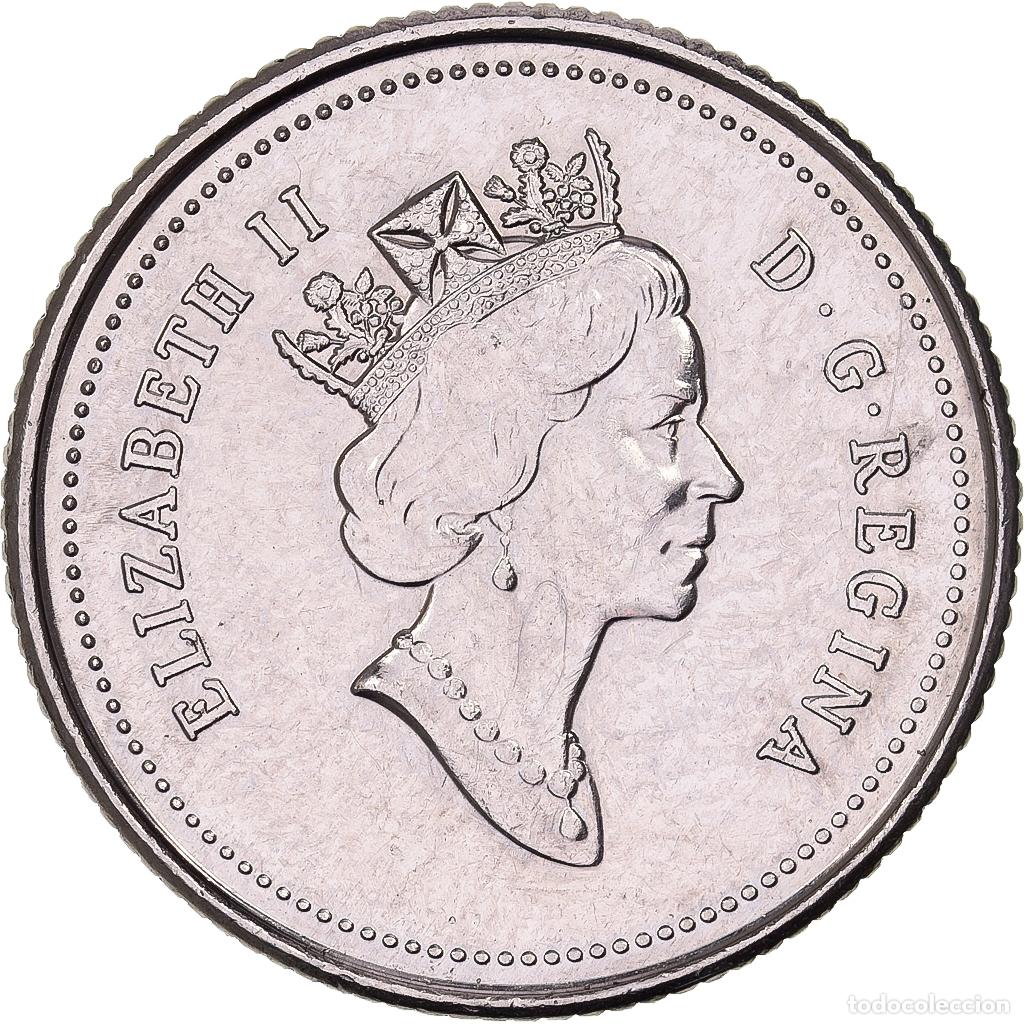 Alte M&uuml;nzen aus Amerika: [#638090] Canad&aacute;, Elizabeth II, 10 Cents, 1867-1992, Royal Canadian Mint, N&iacute;quel, MBC+