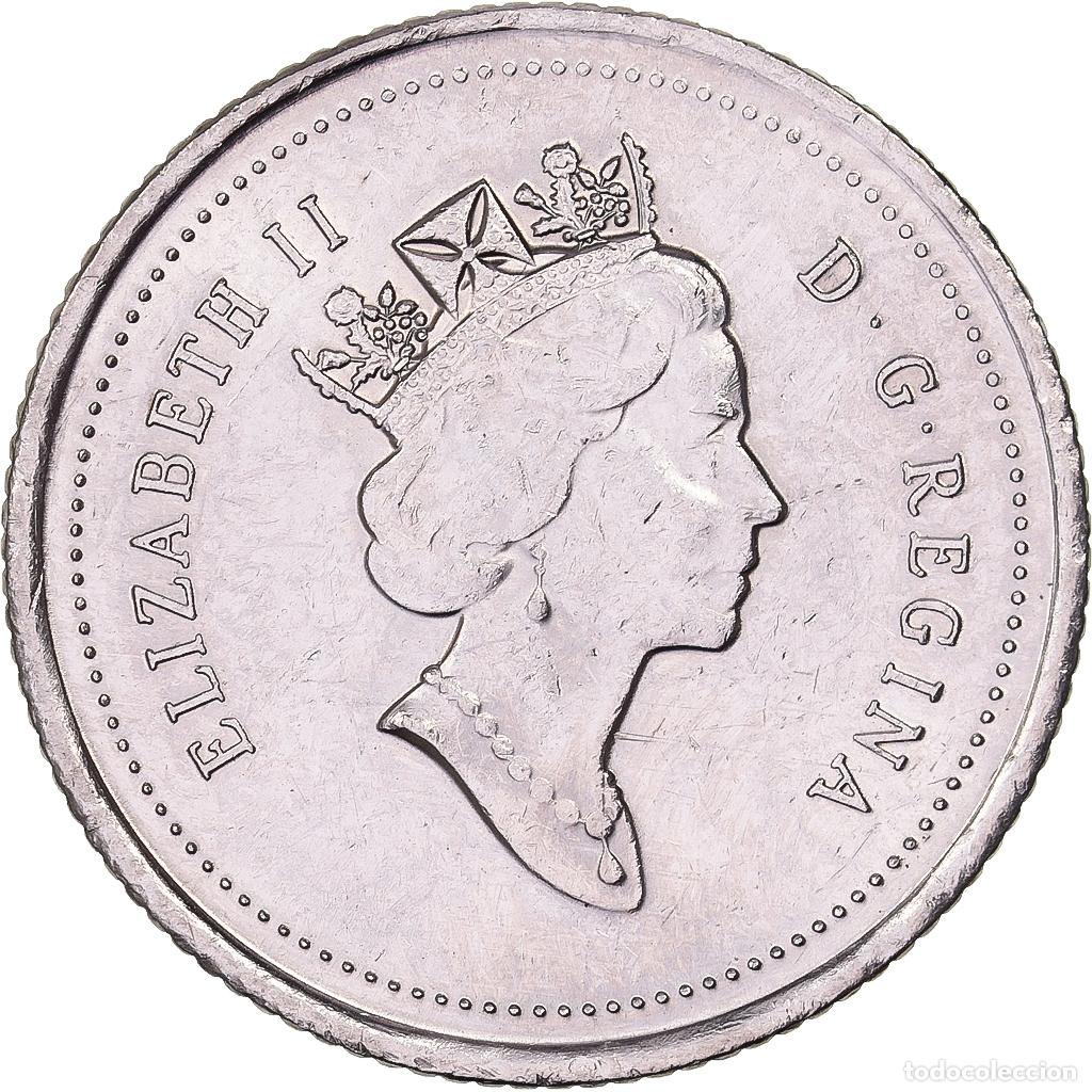 Alte M&uuml;nzen aus Amerika: [#638085] Canad&aacute;, Elizabeth II, 10 Cents, 1996, Royal Canadian Mint, N&iacute;quel, MBC+