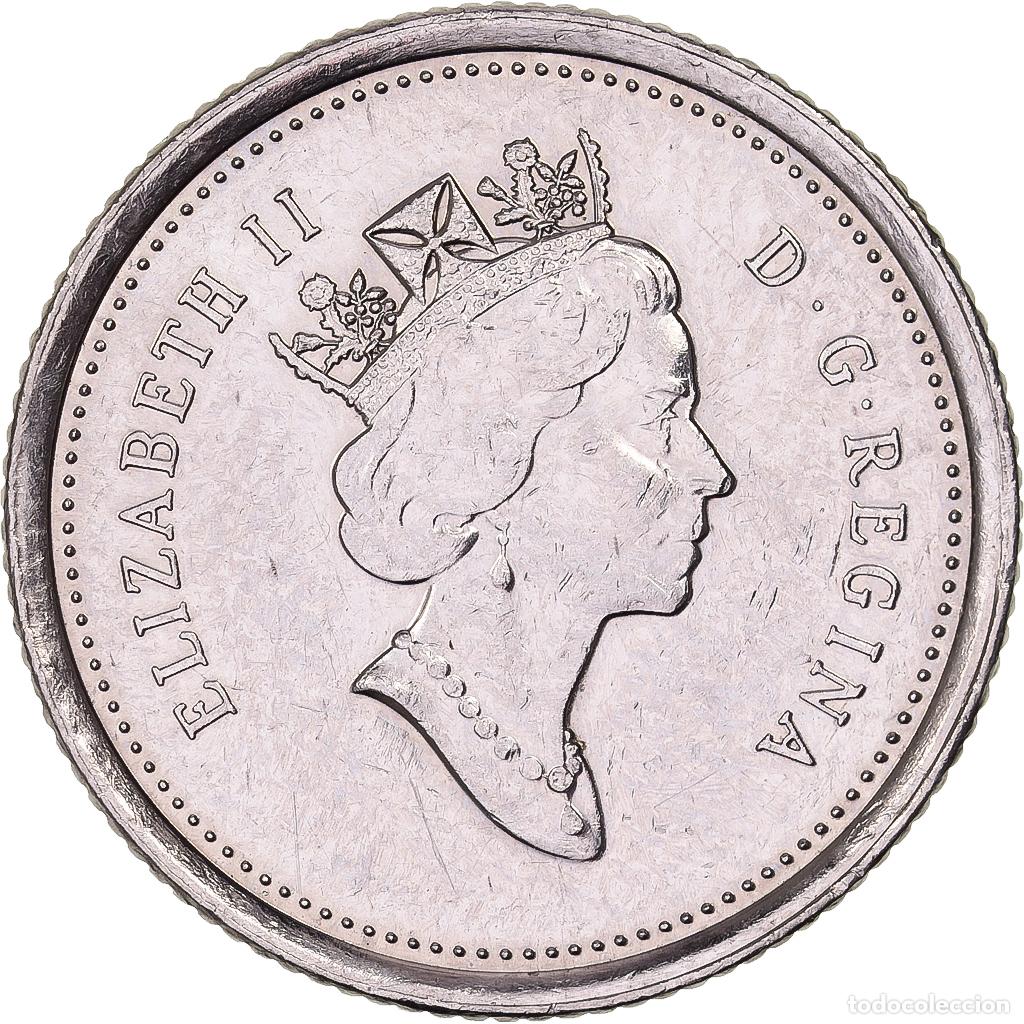 Alte M&uuml;nzen aus Amerika: [#638092] Canad&aacute;, Elizabeth II, 10 Cents, 1997, Royal Canadian Mint, N&iacute;quel, MBC+