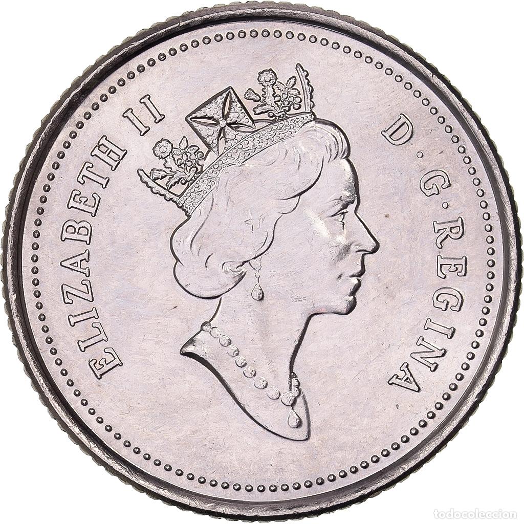Alte M&uuml;nzen aus Amerika: [#638094] Canad&aacute;, Elizabeth II, 10 Cents, 1993, Royal Canadian Mint, N&iacute;quel, MBC+
