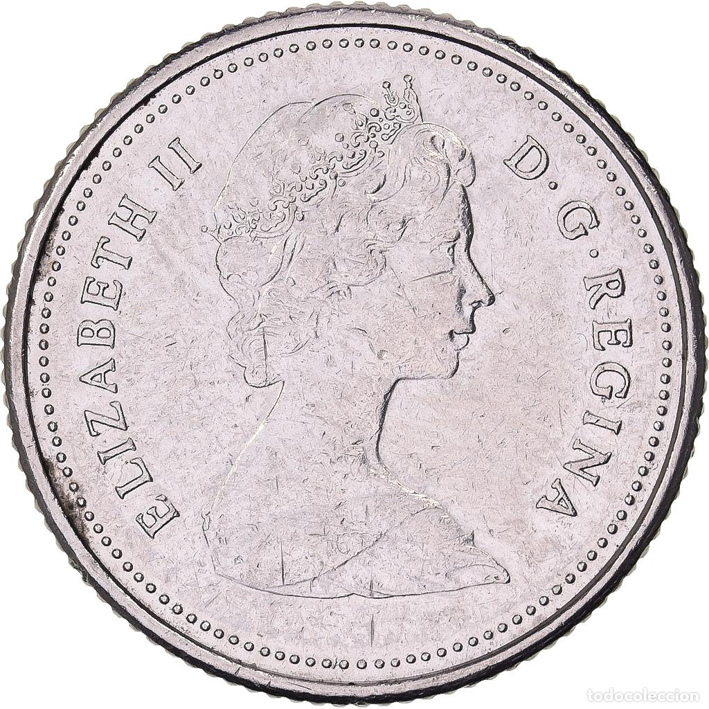Alte M&uuml;nzen aus Amerika: [#638122] Canad&aacute;, Elizabeth II, 10 Cents, 1983, Royal Canadian Mint, N&iacute;quel, MBC+