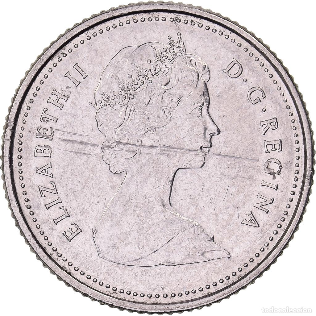 Alte M&uuml;nzen aus Amerika: [#638124] Canad&aacute;, Elizabeth II, 10 Cents, 1980, Royal Canadian Mint, N&iacute;quel, MBC+