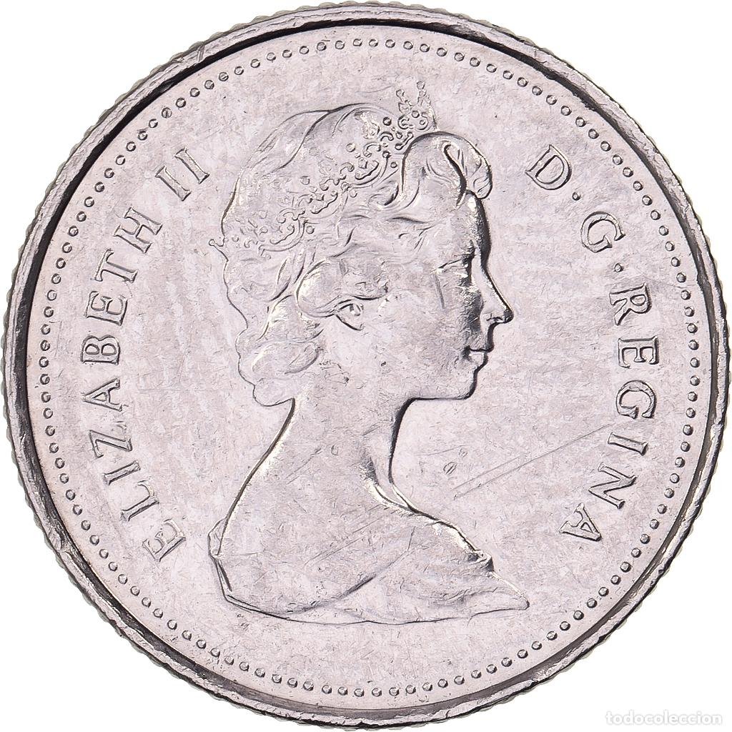 Monnaies anciennes d'Am&eacute;rique: [#638138] Canad&aacute;, Elizabeth II, 10 Cents, 1979, Royal Canadian Mint, N&iacute;quel, MBC+