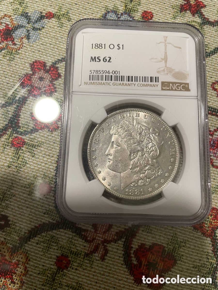 Monnaies anciennes d'Am&eacute;rique: D&oacute;lar de plata &ldquo;Morgan &ldquo;1881
