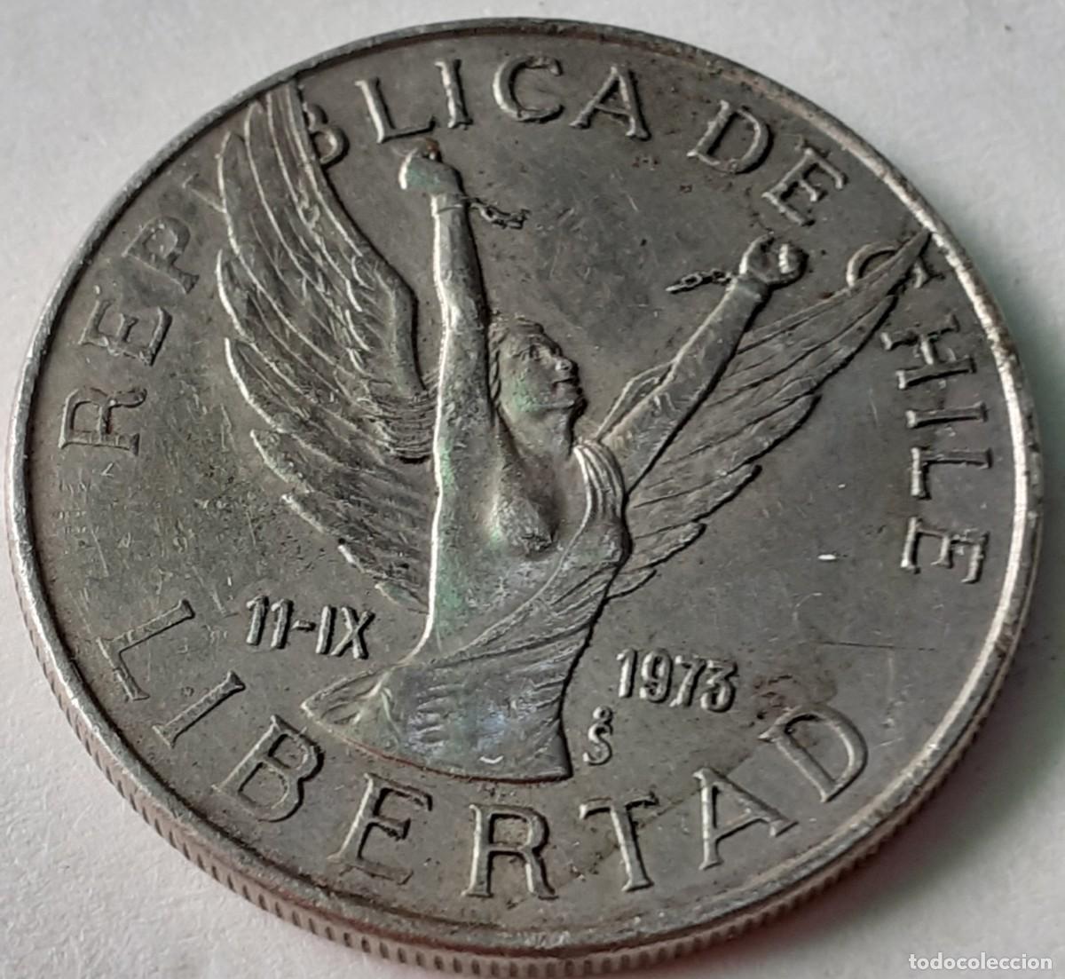 Monedas antiguas de Am&eacute;rica: MONEDA CHILE 5 PESOS 1977 - Foto 1