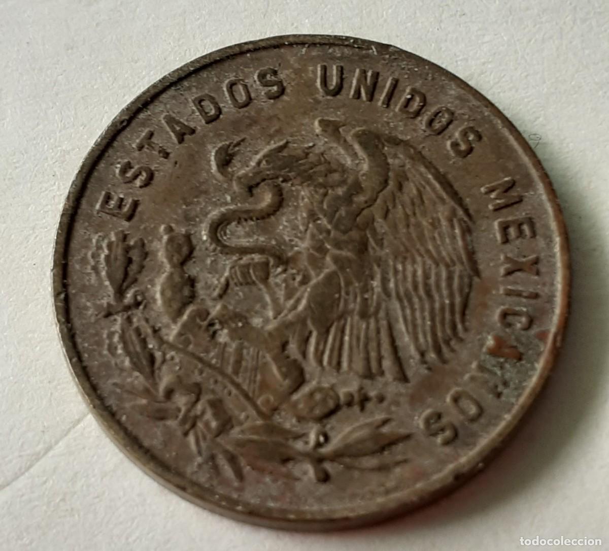 Monedas antiguas de Am&eacute;rica: MONEDA MEXICO 5 CENTAVOS 1968 - Foto 2