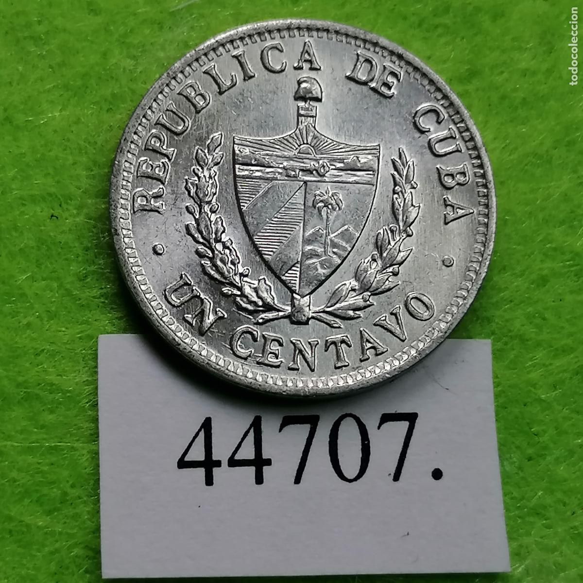 Monedas antiguas de Am&eacute;rica: Cuba 1 centavo 1981, c&eacute;ntimo - Foto 2