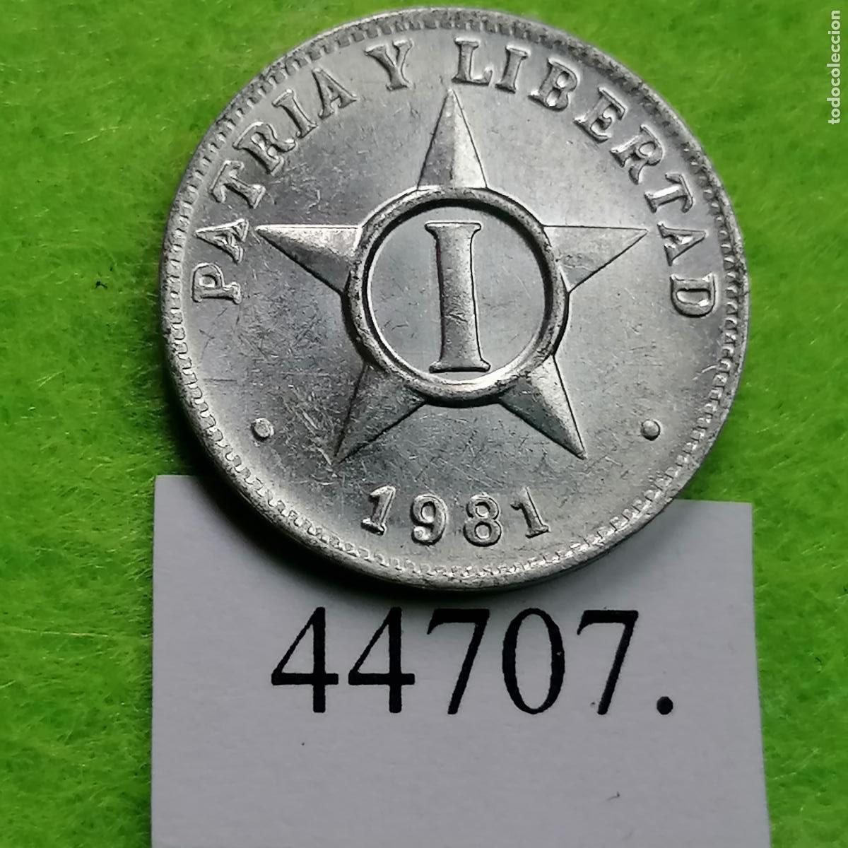 Monedas antiguas de Am&eacute;rica: Cuba 1 centavo 1981, c&eacute;ntimo - Foto 1
