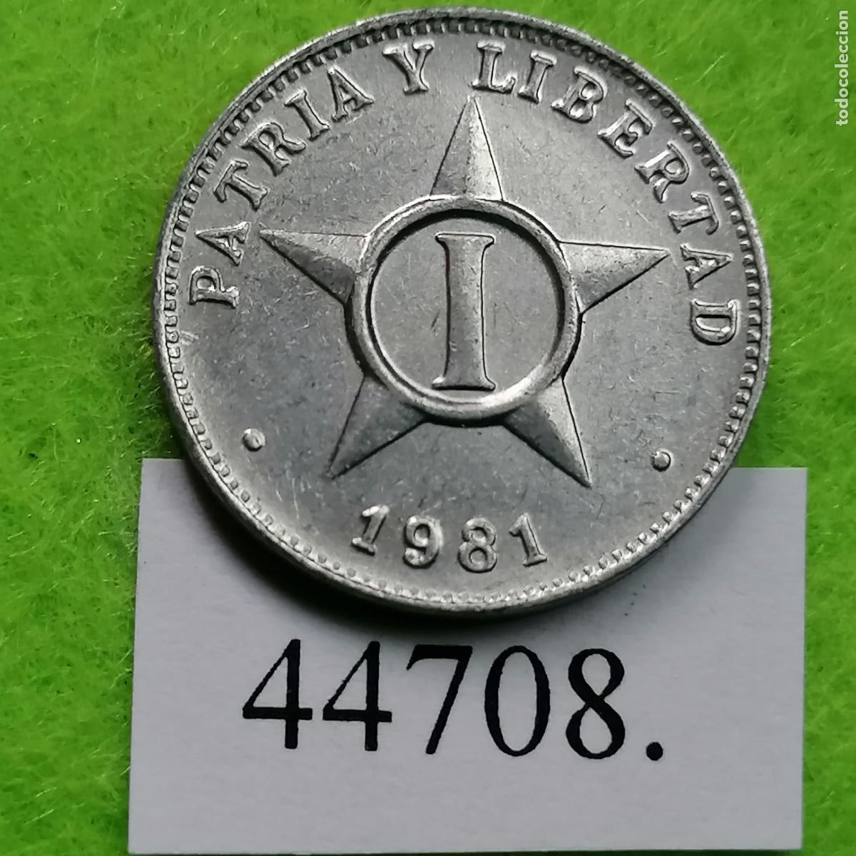 Monedas antiguas de Am&eacute;rica: Cuba 1 centavo 1981, c&eacute;ntimo - Foto 1