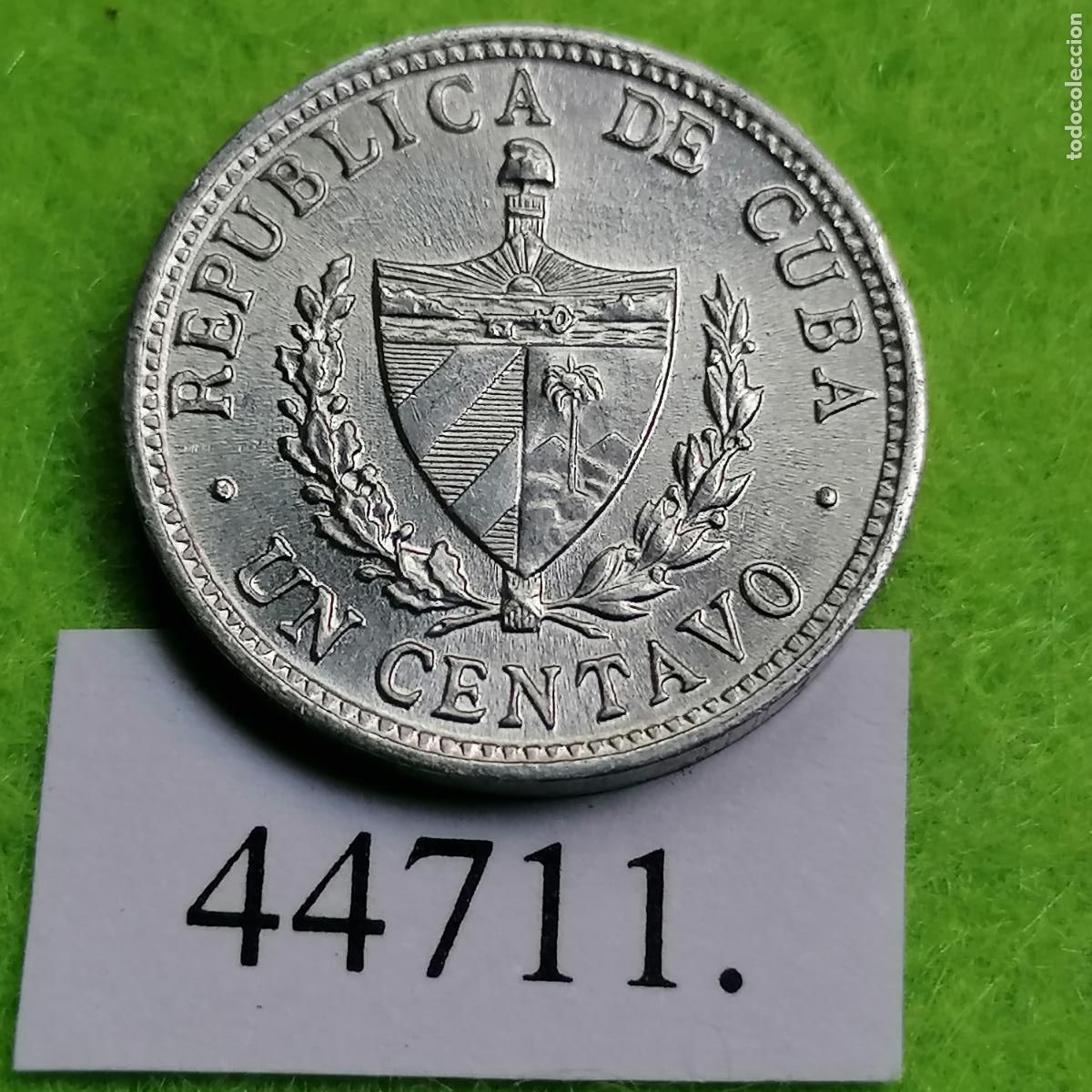 Monedas antiguas de Am&eacute;rica: Cuba 1 centavo 1972, c&eacute;ntimo - Foto 2