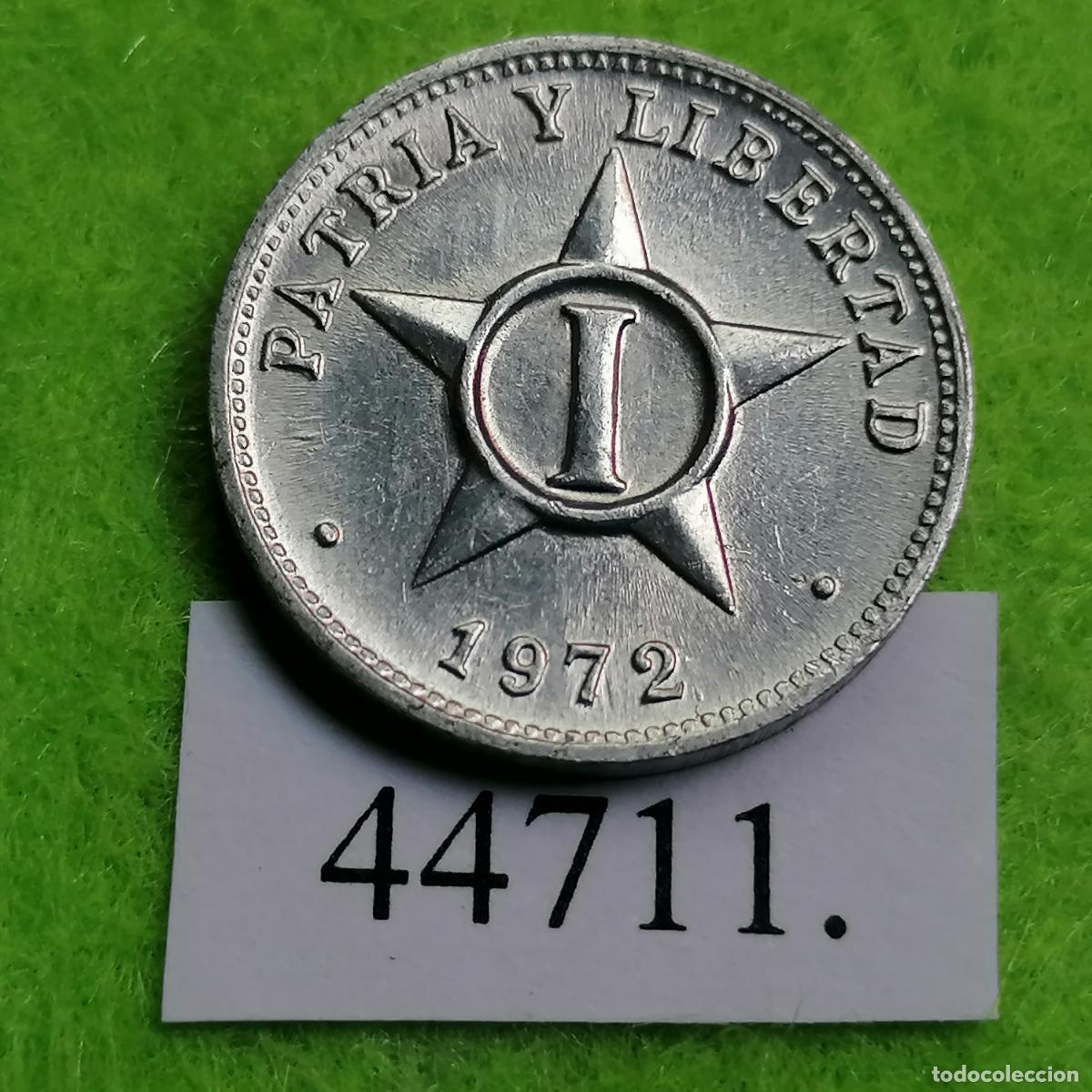 Monedas antiguas de Am&eacute;rica: Cuba 1 centavo 1972, c&eacute;ntimo - Foto 1