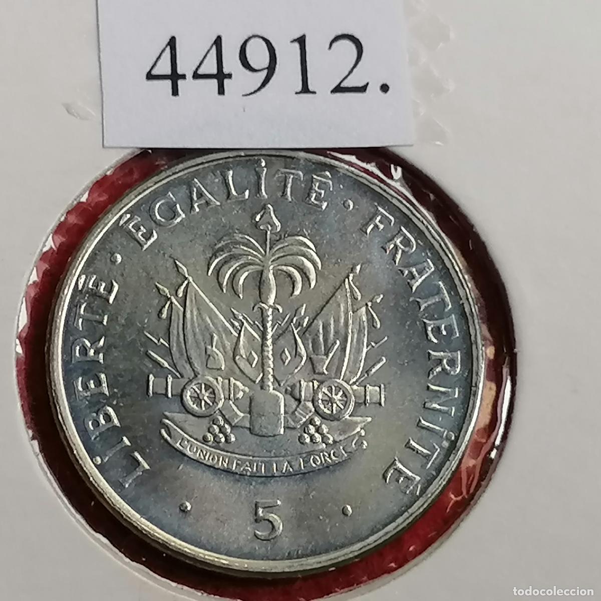 Monedas antiguas de Am&eacute;rica: Hait&iacute; 5 C&eacute;ntimos 1997 - Foto 2