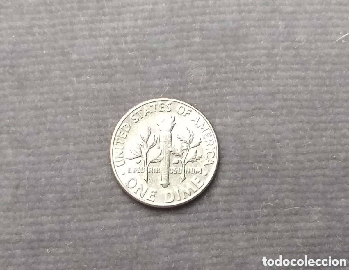Monedas antiguas de Am&eacute;rica: Moneda one dime Liberty 1978 d - Foto 2