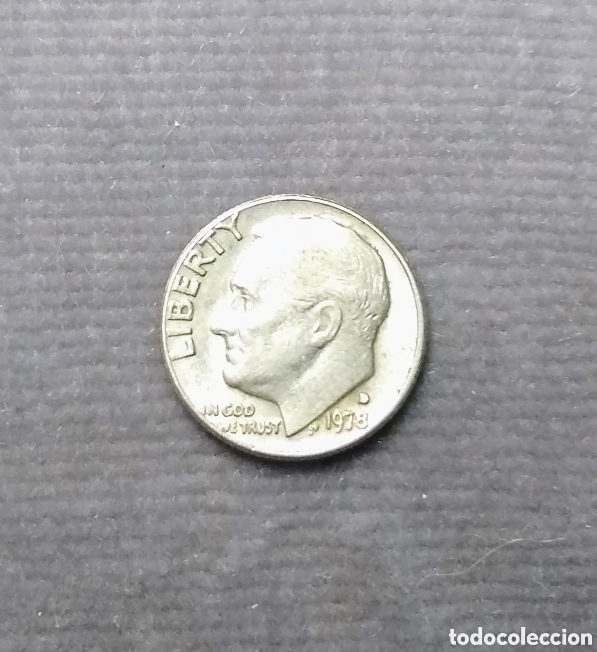 Monedas antiguas de Am&eacute;rica: Moneda one dime Liberty 1978 d - Foto 1