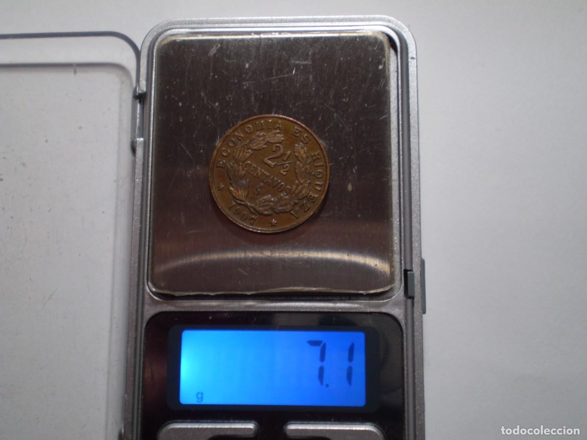 Monedas antiguas de Am&eacute;rica: 16SBE Chile 2 1/2 centavos 1907 So - Foto 5