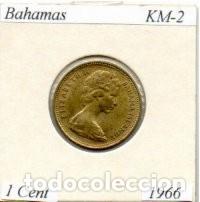 Monedas antiguas de Am&eacute;rica: BAHAMAS 1966, 1 CENT, KM-2, SC - Foto 1