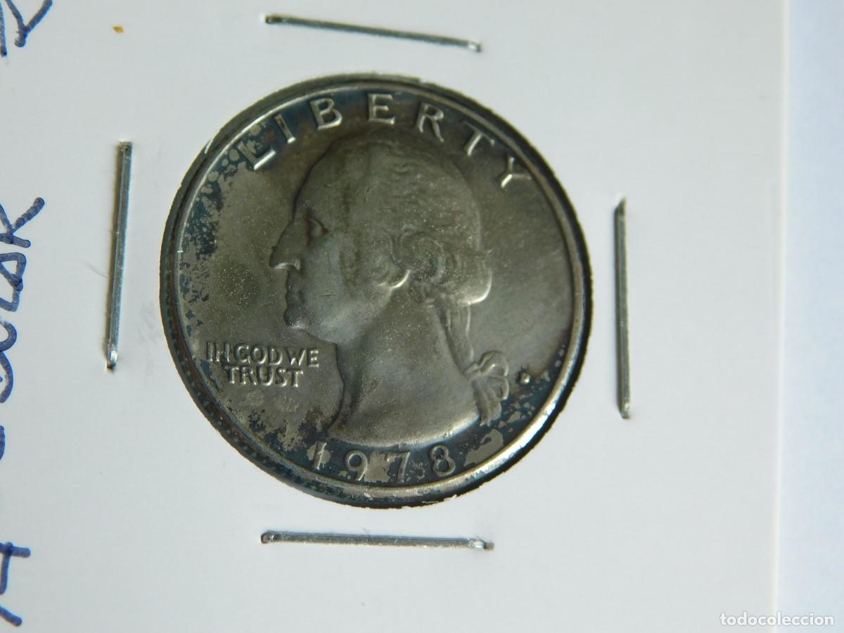 Monedas antiguas de Am&eacute;rica: MONEDA DE 1/4 DE D&Oacute;LAR 1978 D (E.E.U.U.) - Foto 2