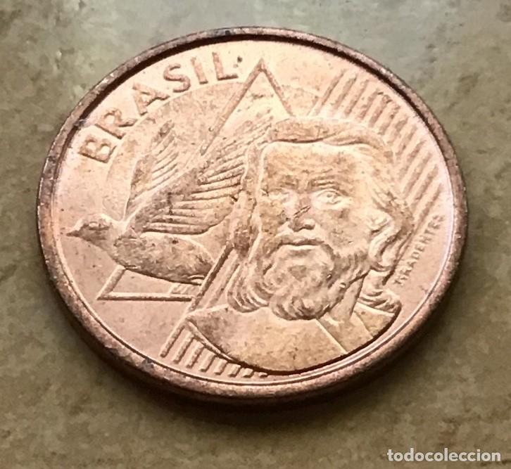 Monedas antiguas de Am&eacute;rica: 5 centavos de Brasil. A&ntilde;o 2018 - Foto 2