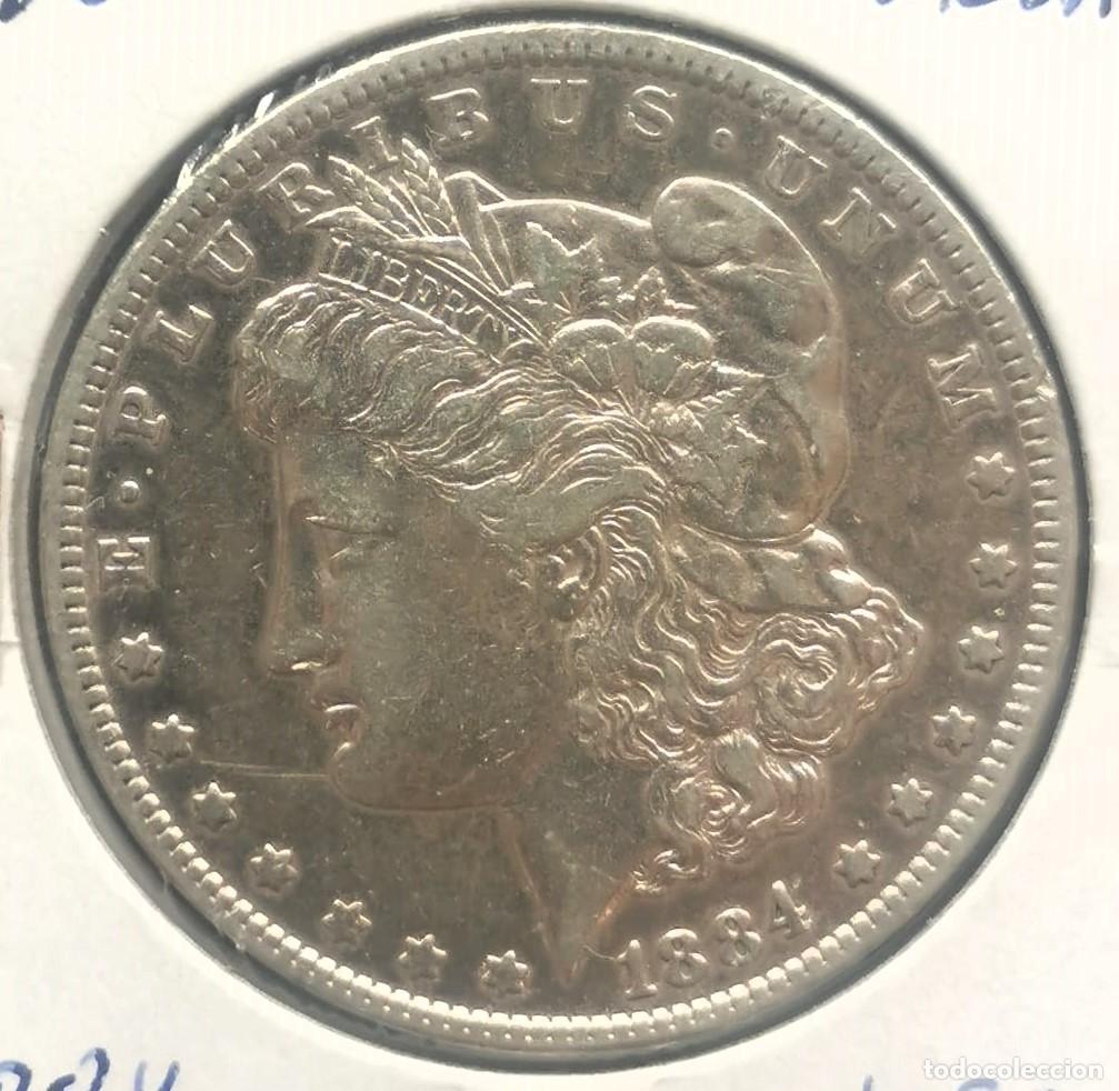 Monedas antiguas de Am&eacute;rica: MONEDA DE 1 DOLAR USA 1884 - Foto 1