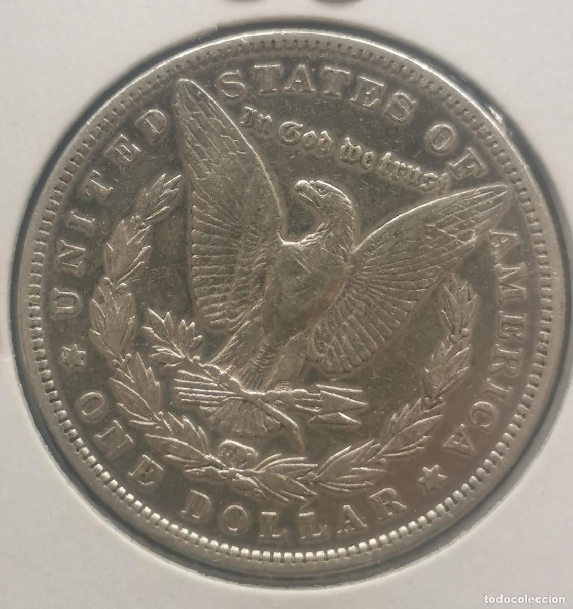 Monedas antiguas de Am&eacute;rica: MONEDA DE 1 DOLAR USA 1884 - Foto 2