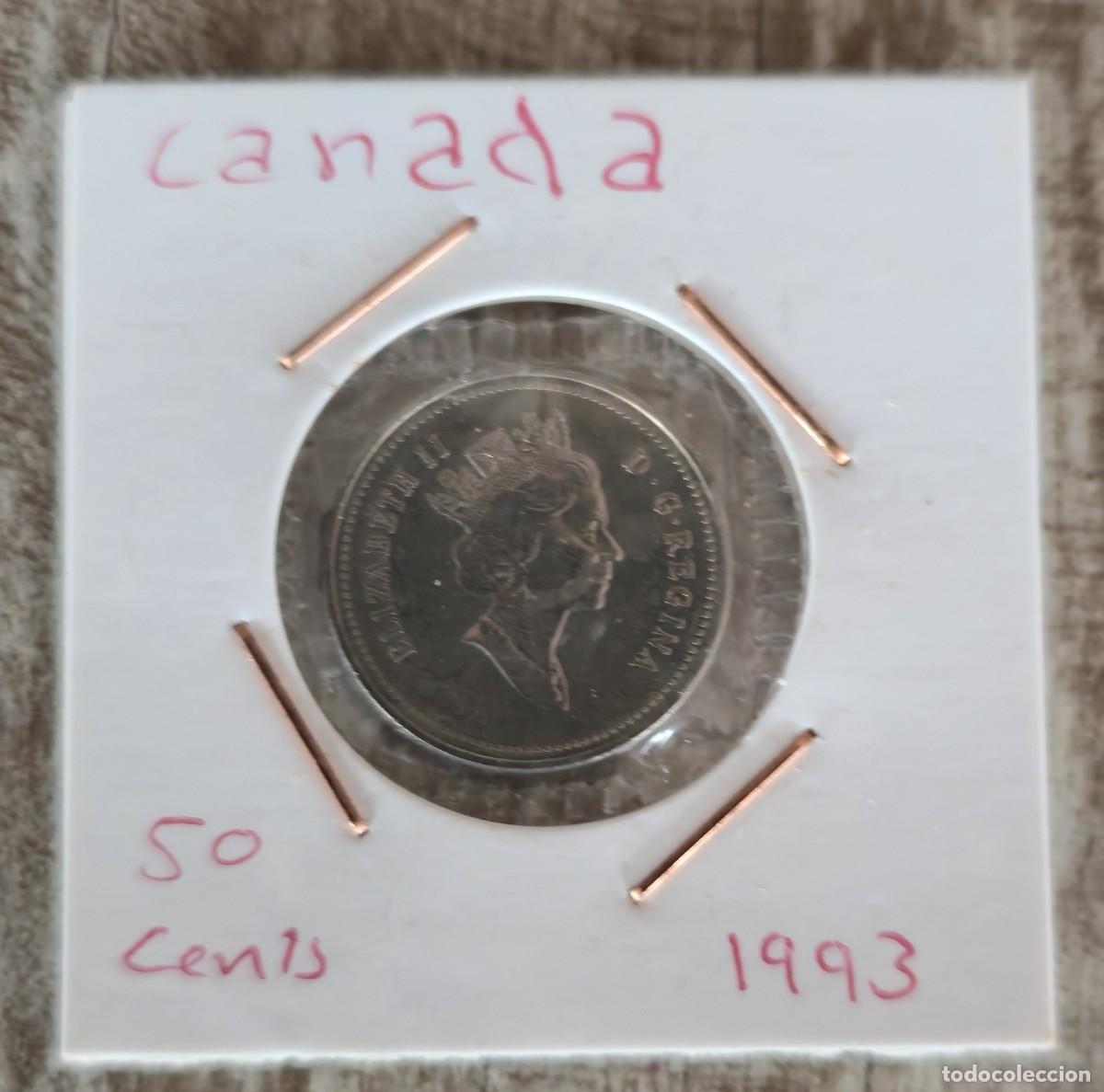 Monedas antiguas de Am&eacute;rica: MONEDA DE CANADA 1993 - 5 CENTAVOS - MONEDA ENCARTONADA - Foto 1