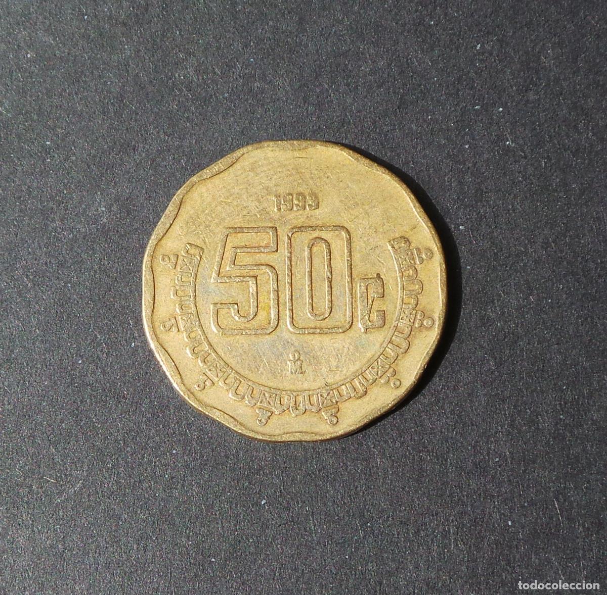 Monedas antiguas de Am&eacute;rica: M&Eacute;XICO.- 50 CENTAVOS 1996. - Foto 2