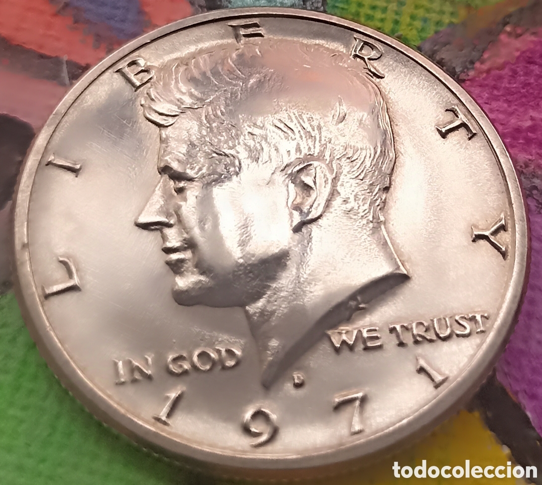 Monedas antiguas de Am&eacute;rica: Medio Dolar 1971- Ceca D - Foto 1