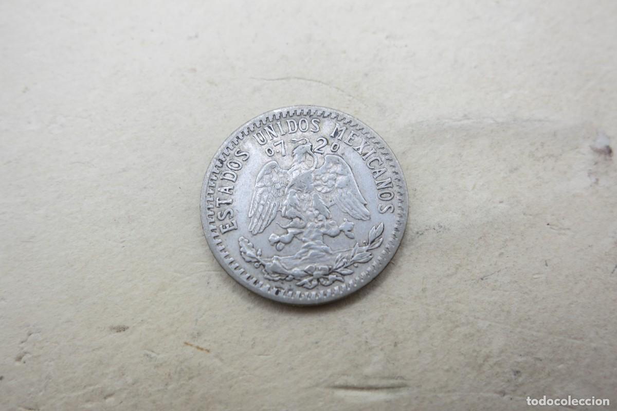 Monedas antiguas de Am&eacute;rica: Mexico 20 centavos 1935 plata - Foto 2