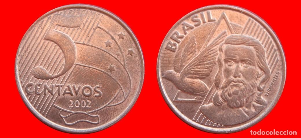 Monedas antiguas de Am&eacute;rica: 5 CENTAVOS 2002 BRASIL-132902 - Foto 1