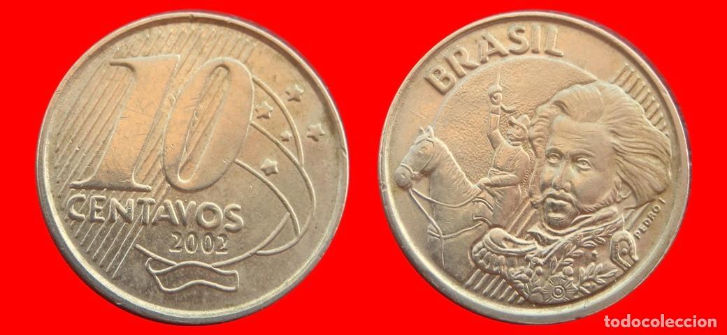 Monedas antiguas de Am&eacute;rica: 10 CENTAVOS 2002 BRASIL-132906 - Foto 1