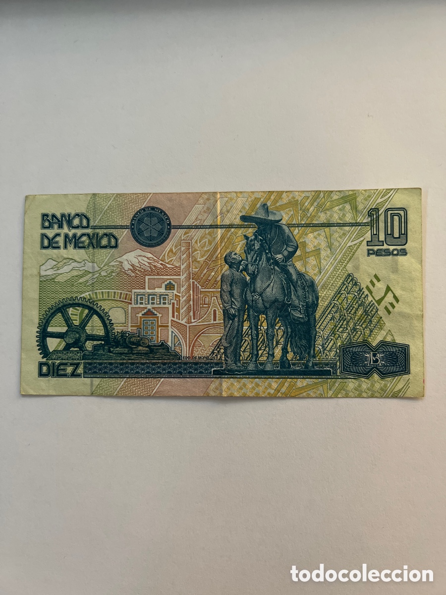 Monedas antiguas de Am&eacute;rica: 10 pesos M&eacute;xico 1994 - Foto 2