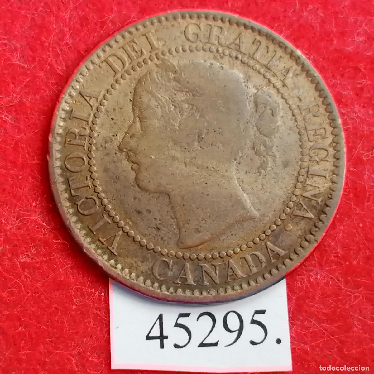 Monedas antiguas de Am&eacute;rica: Canada 1 c&eacute;ntimo 1859 - Foto 1