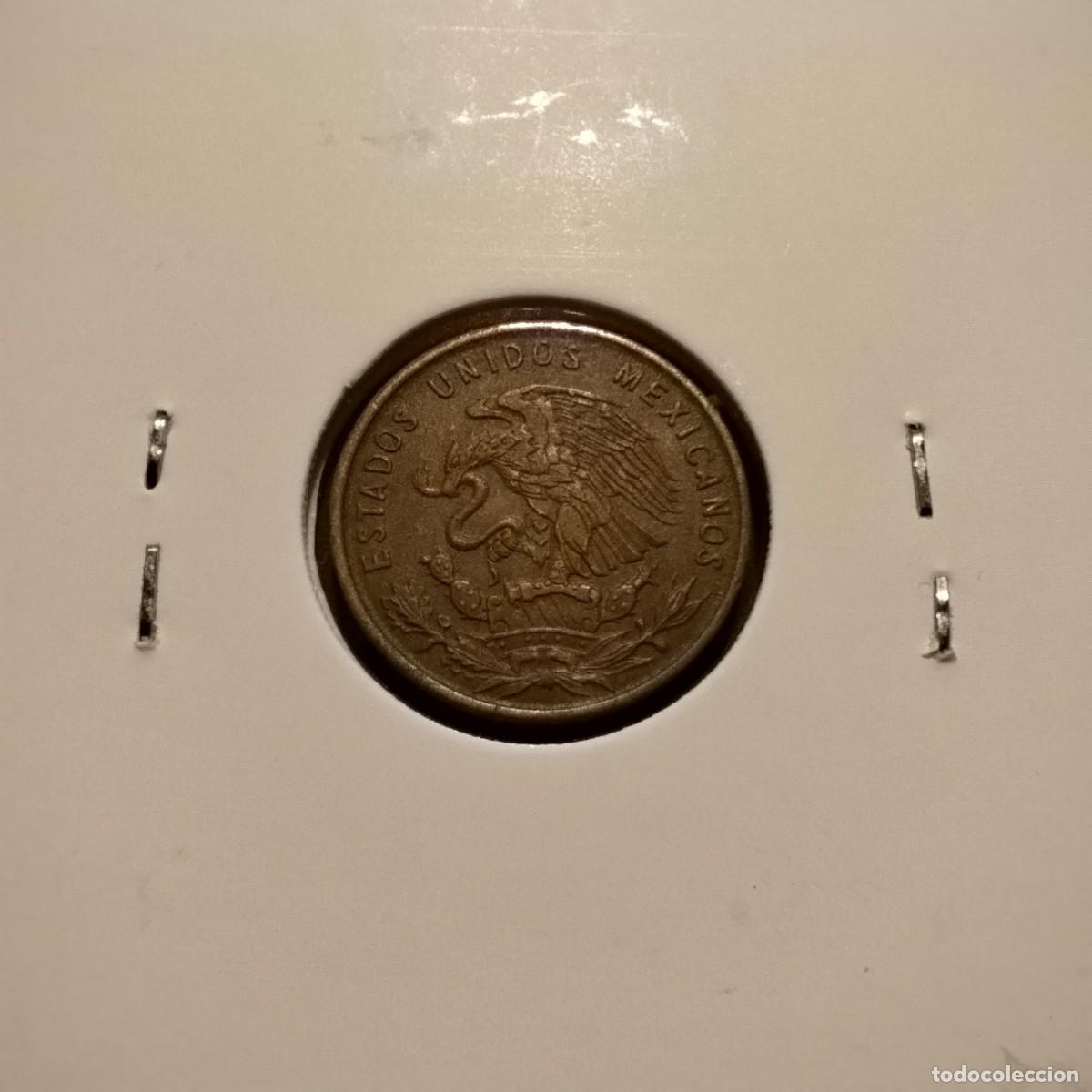 Monedas antiguas de Am&eacute;rica: Moneda 1 centavos, M&eacute;xico 1958. MBC - Foto 2