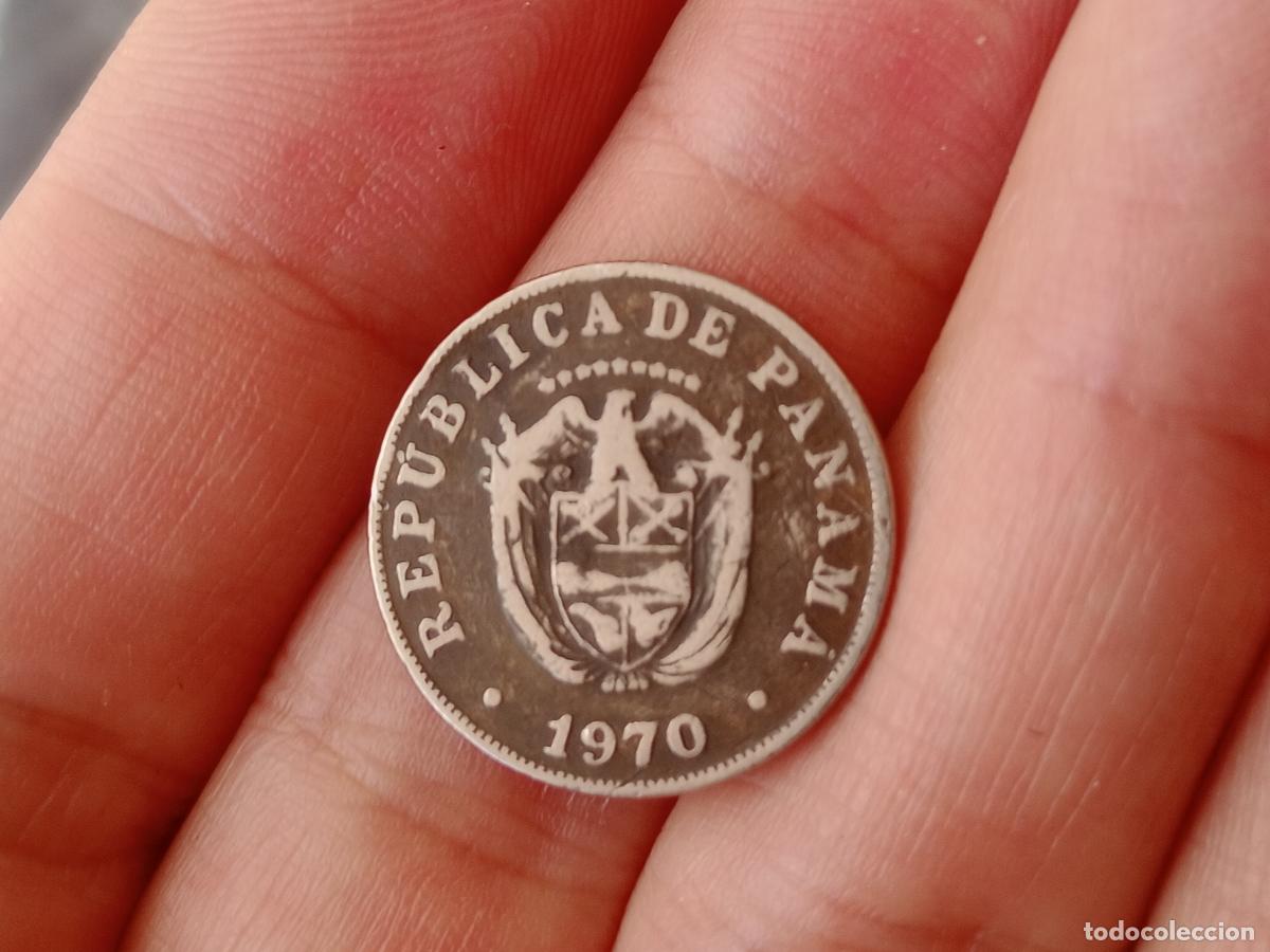 Monedas antiguas de Am&eacute;rica: 5 cent&eacute;simos de balboa 1970 Panam&aacute; - Foto 2