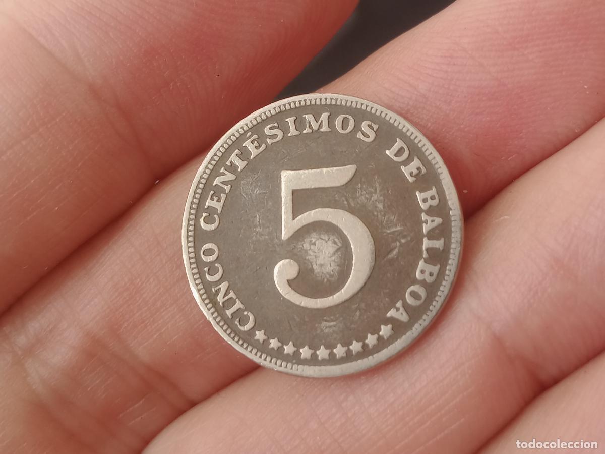 Monedas antiguas de Am&eacute;rica: 5 cent&eacute;simos de balboa 1970 Panam&aacute; - Foto 1